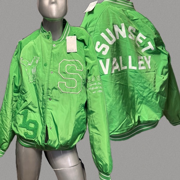Divided Jackets & Blazers - Sunset Valley NWT! Green Sporty Bomber Jacket